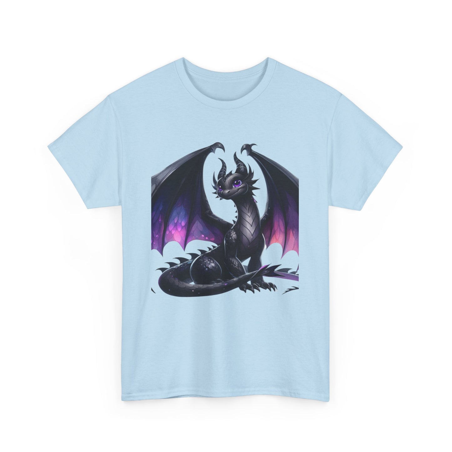 Violet Black Baby Dragon - Ethically Harvested Cotton Tee