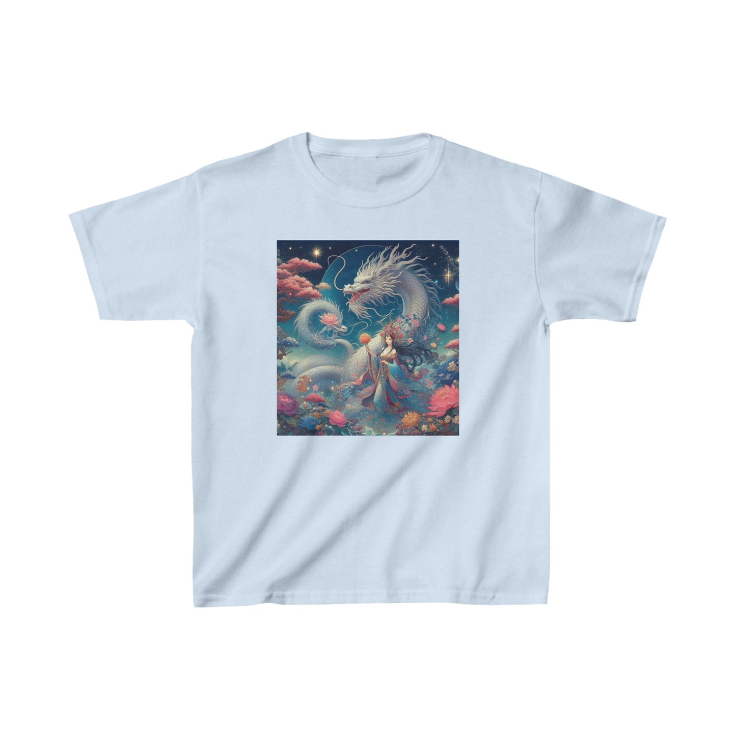 Dragon Tara of the Clouds - Kids Heavy Cotton™ Tee