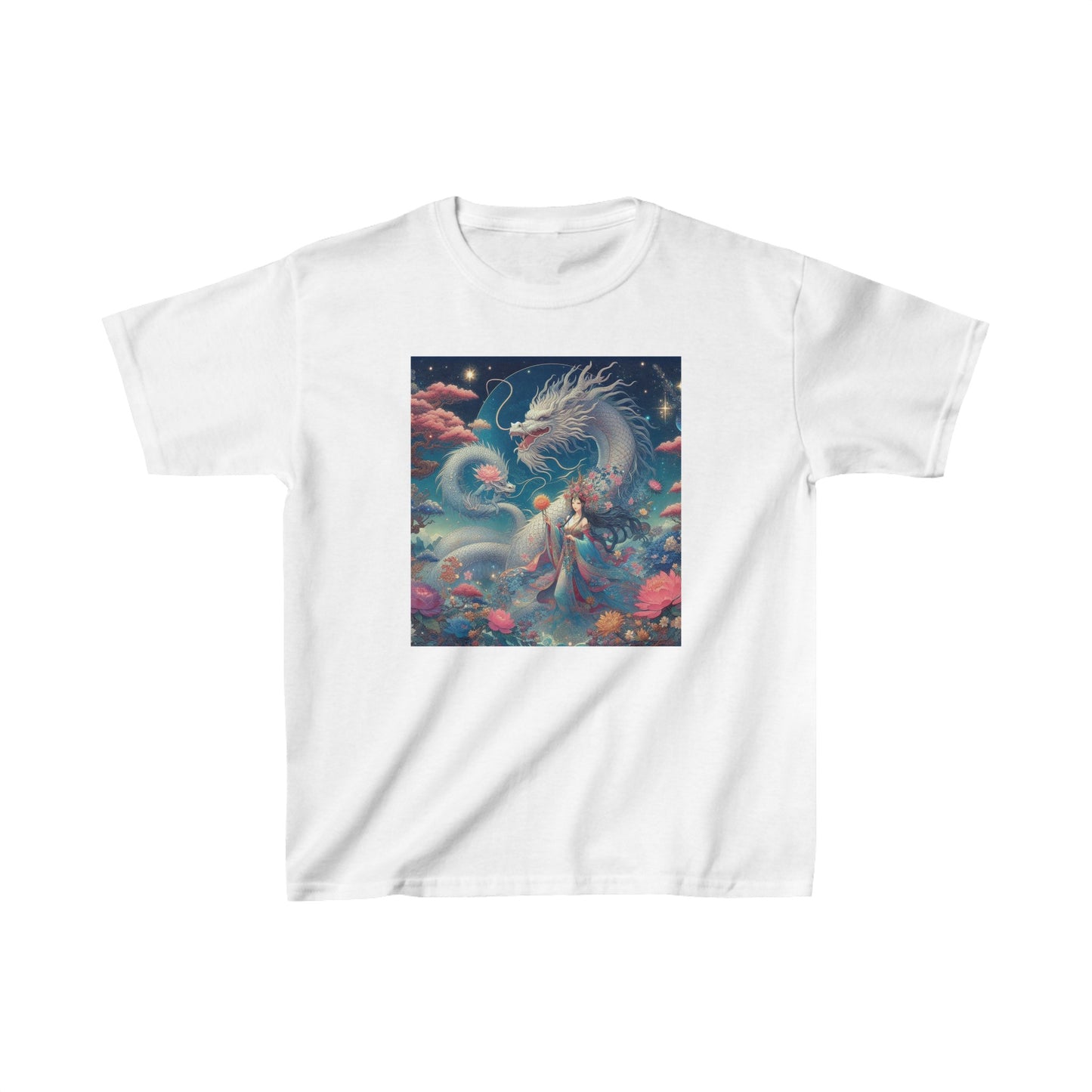 Dragon Tara of the Clouds - Kids Heavy Cotton™ Tee