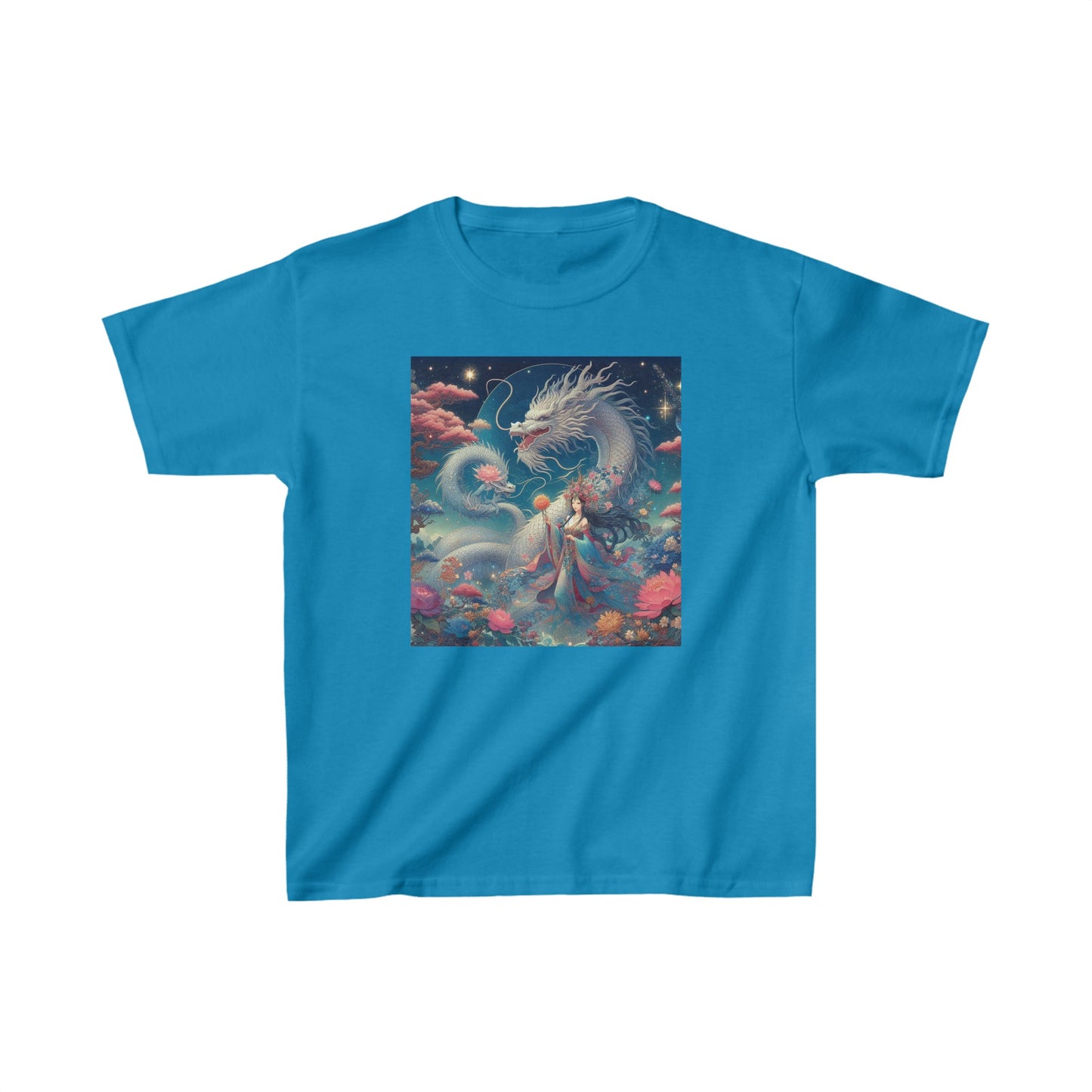 Dragon Tara of the Clouds - Kids Heavy Cotton™ Tee