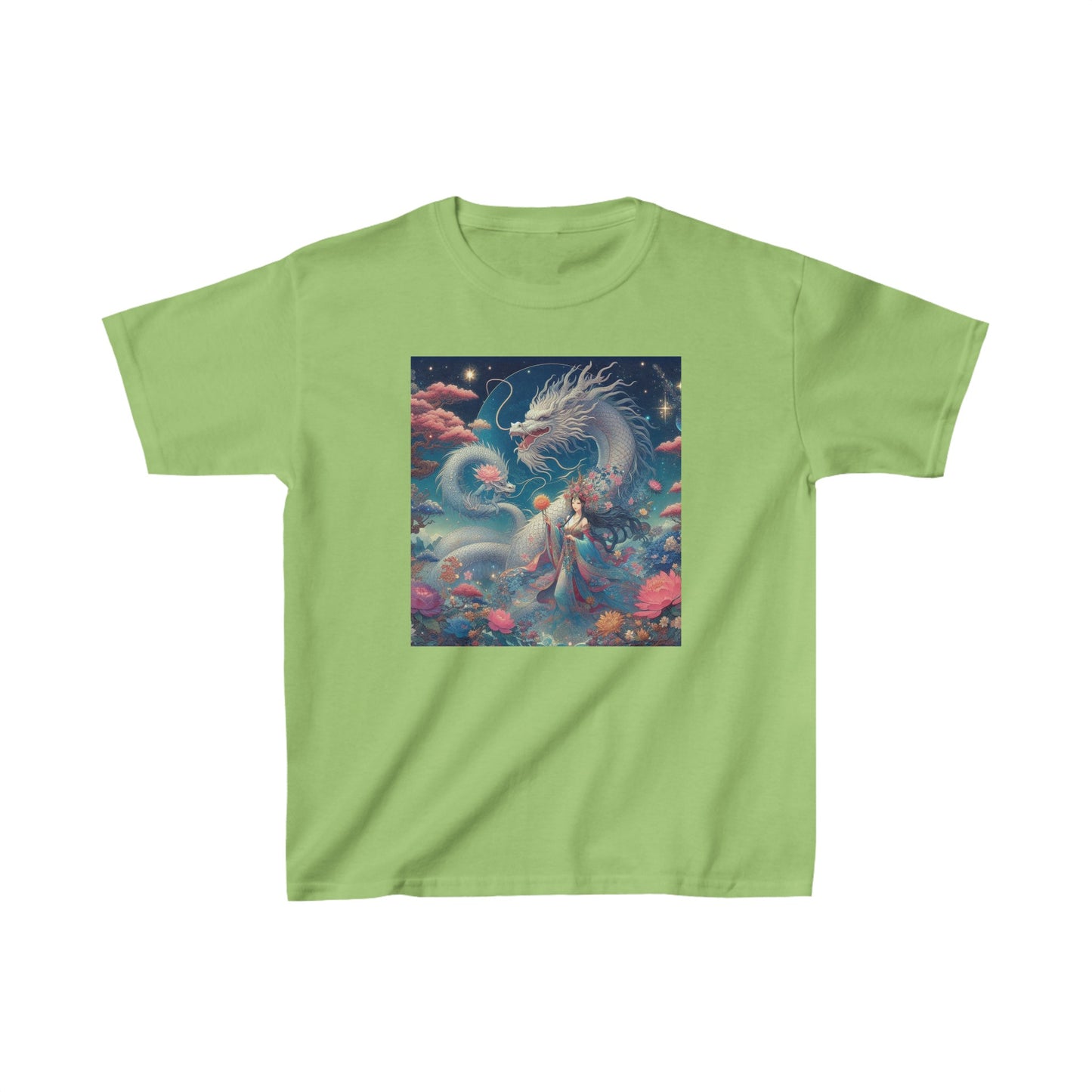 Dragon Tara of the Clouds - Kids Heavy Cotton™ Tee