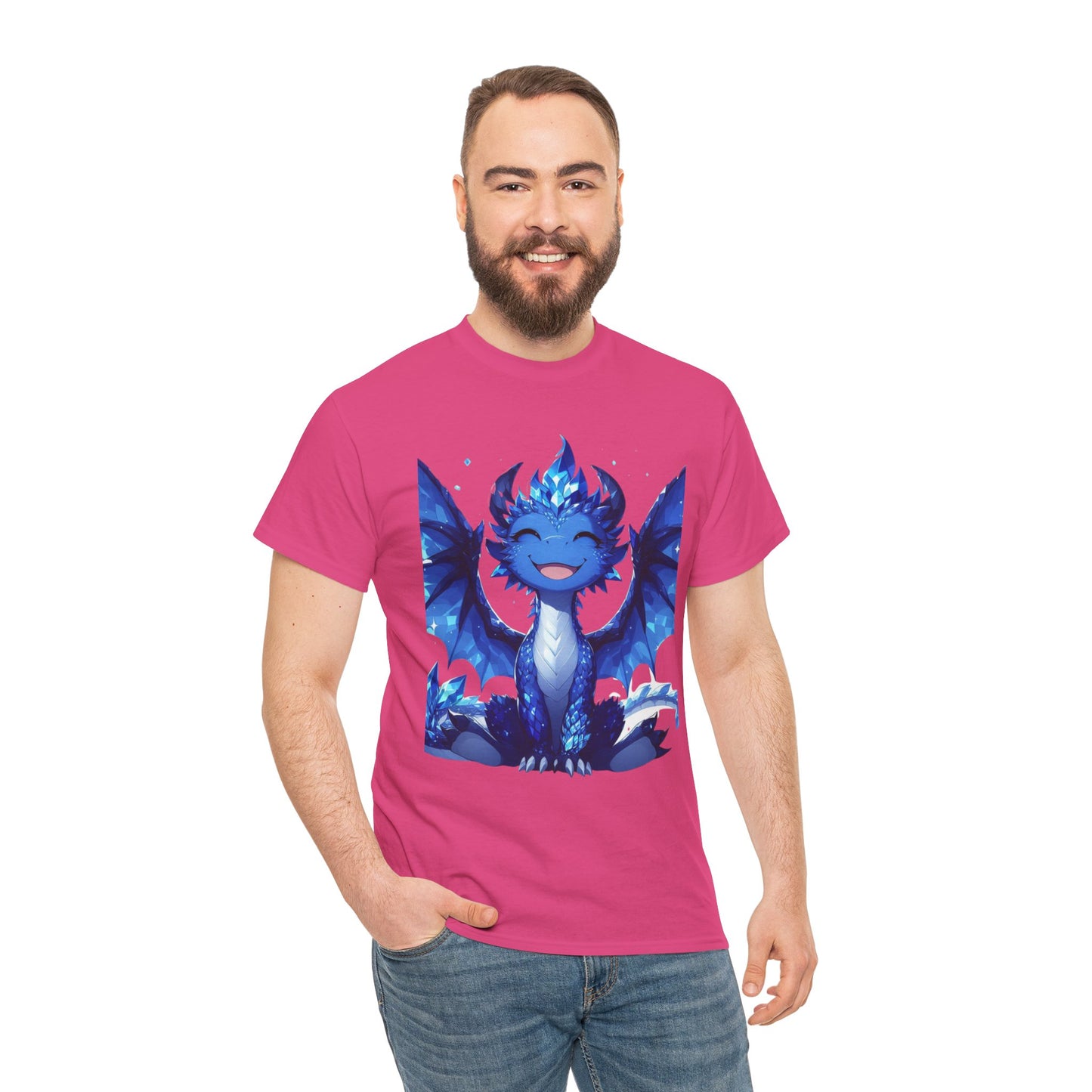 Sapphire Baby Dragon - Ethically Harvested Cotton Tee