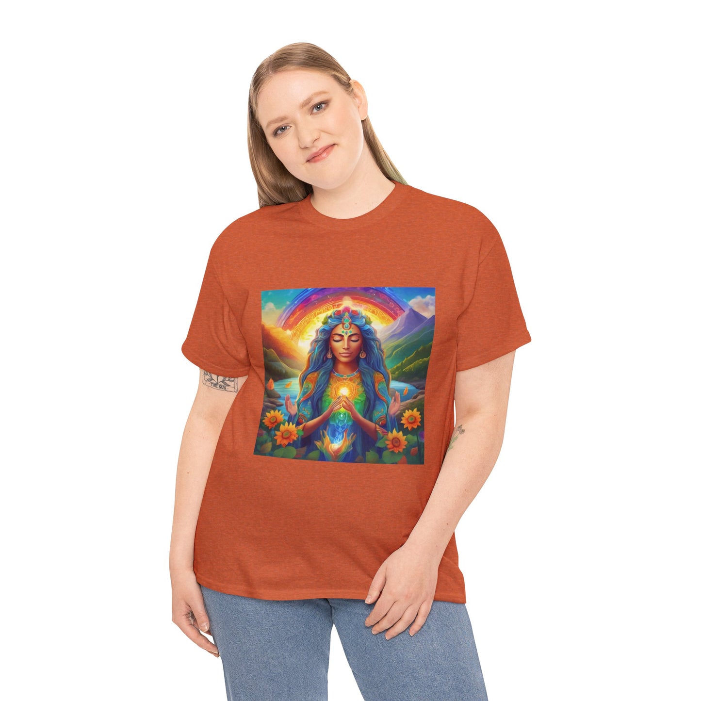 Be Light Goddess - Gratitude Ethically Harvested Cotton Tee