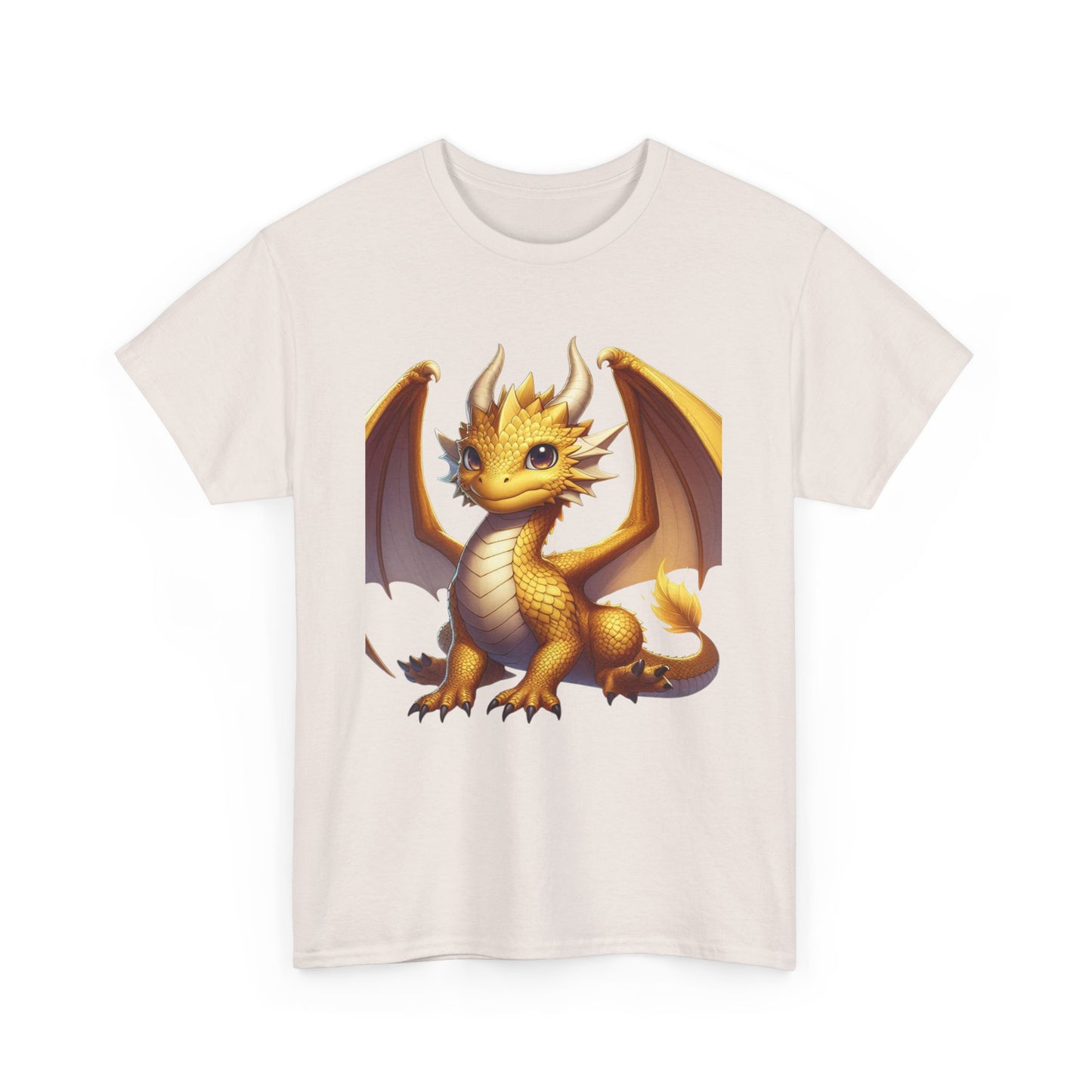 Golden Baby Dragon - Ethically Harvested Cotton Tee