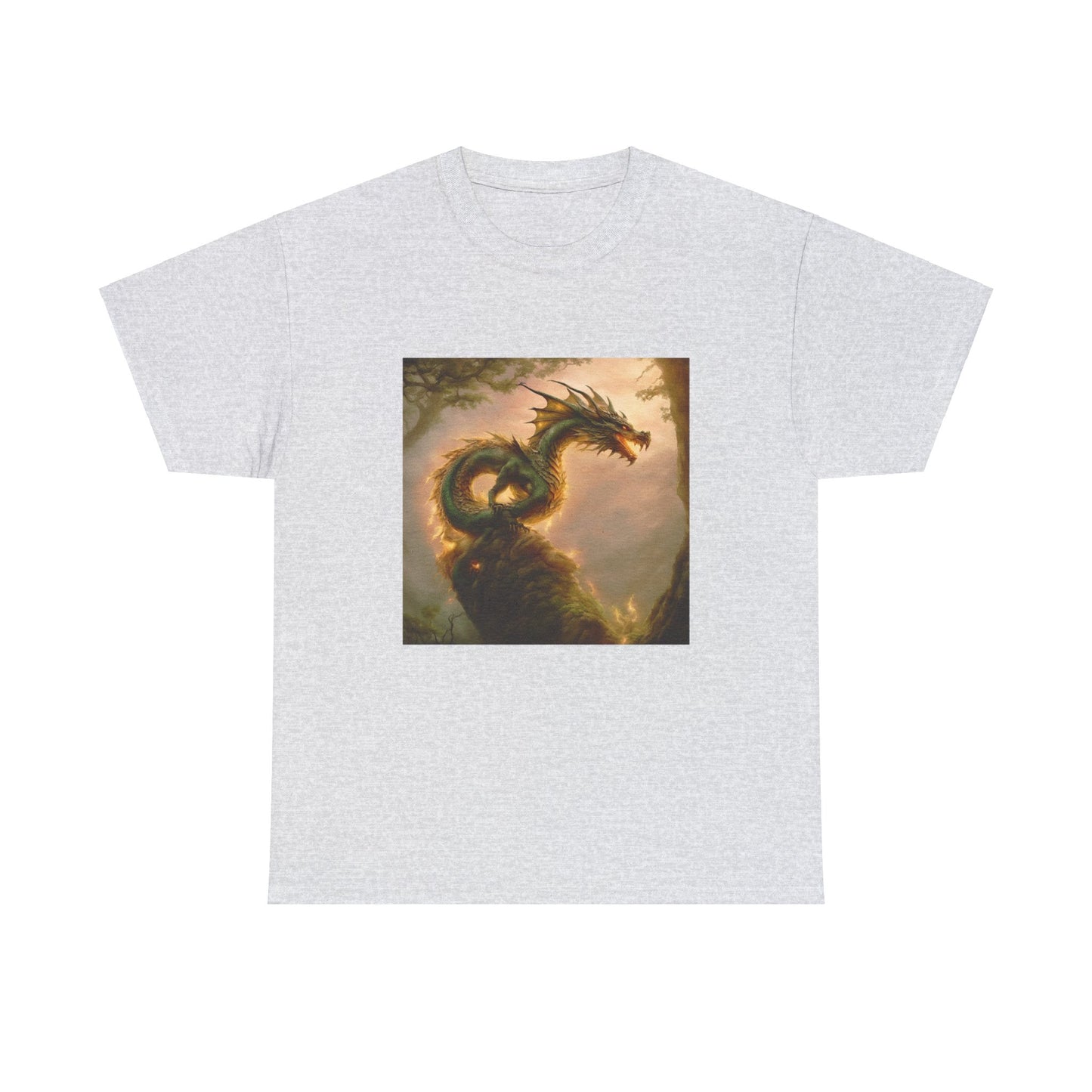 Golden Earth Dragon - Ethically Harvested Cotton Tee