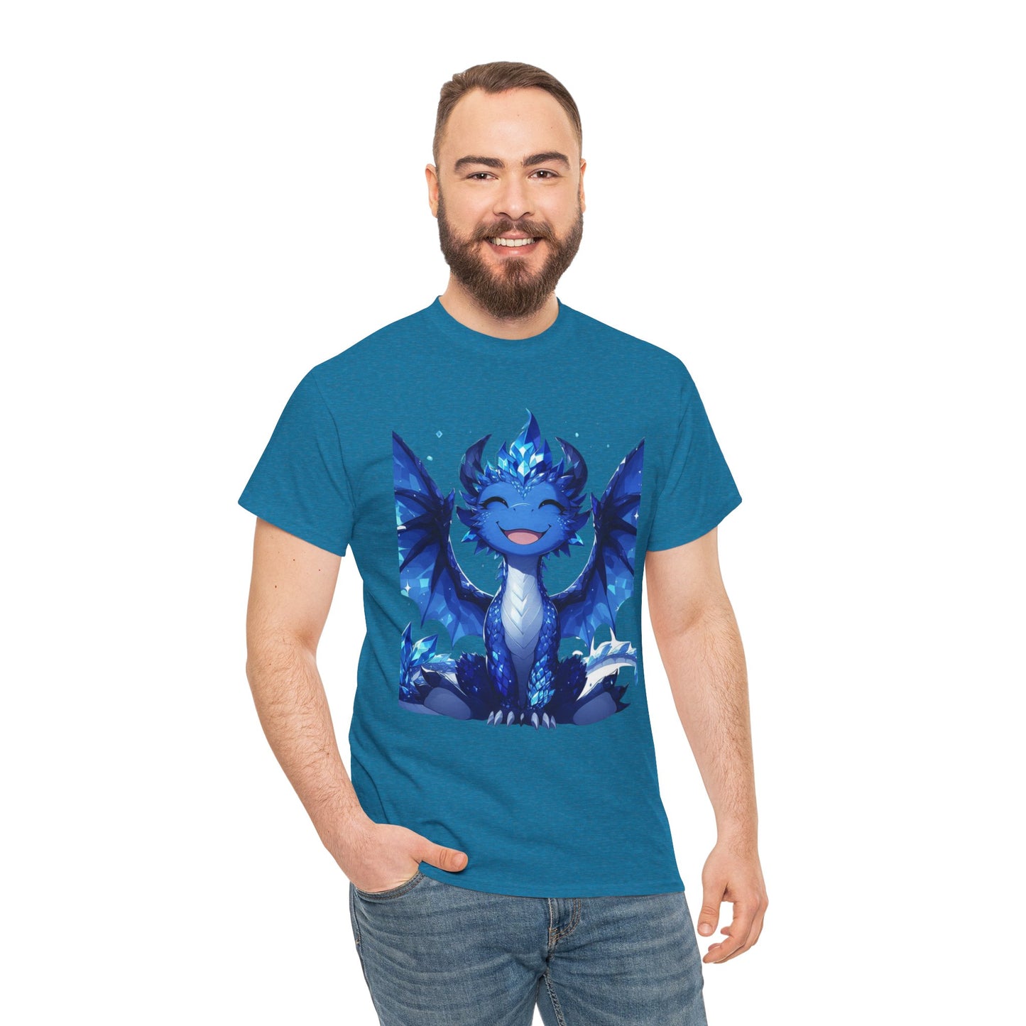 Sapphire Baby Dragon - Ethically Harvested Cotton Tee