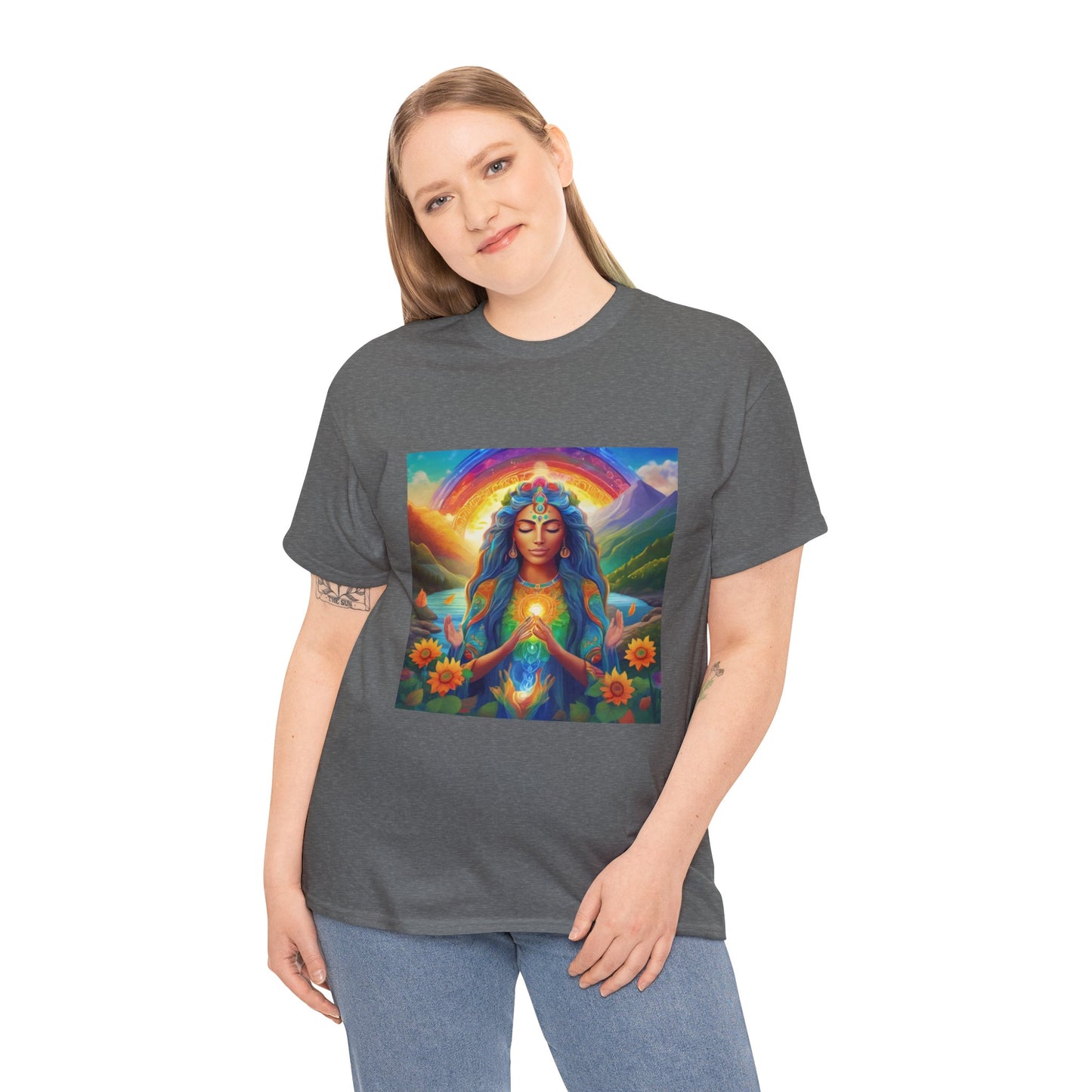 Be Light Goddess - Gratitude Ethically Harvested Cotton Tee