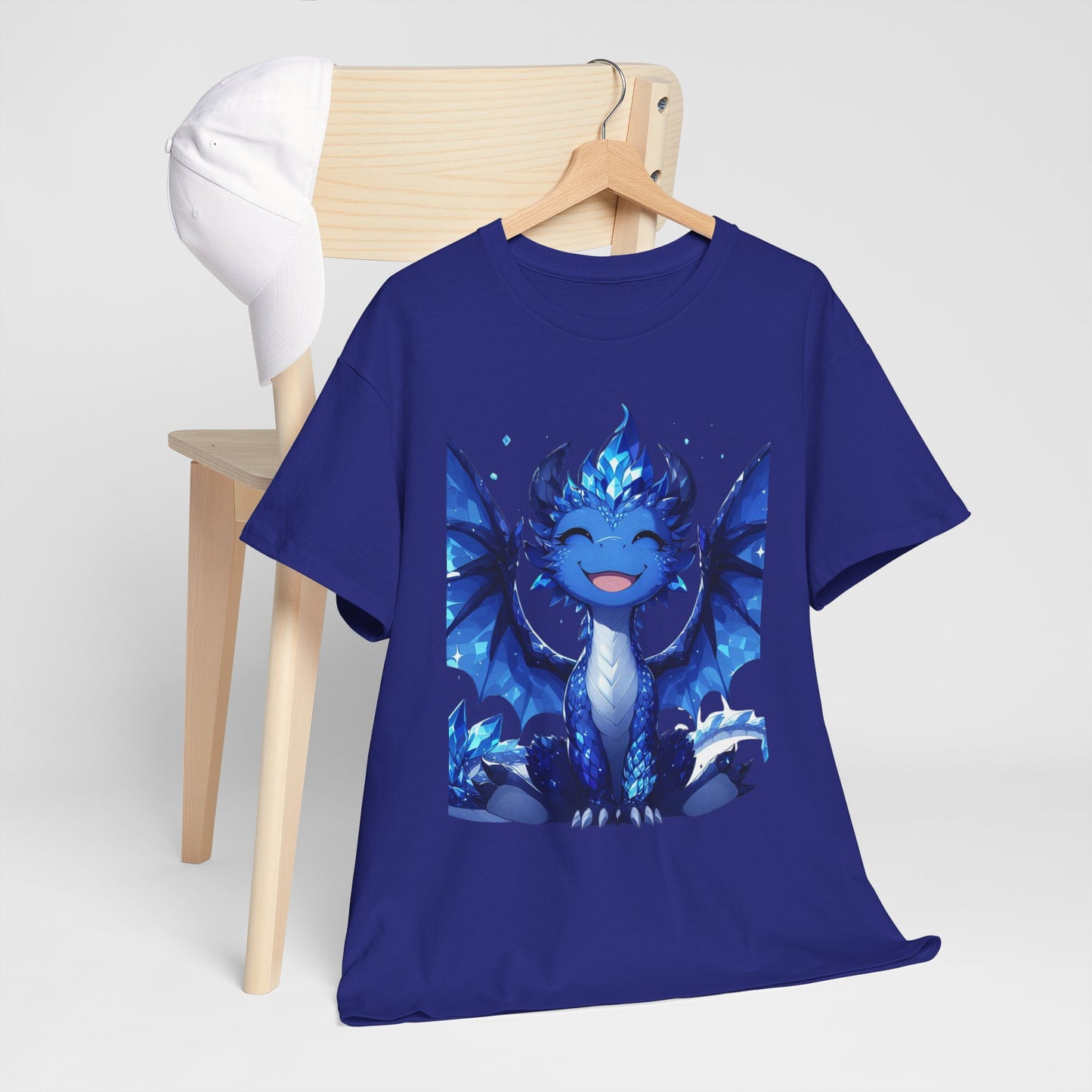 Sapphire Baby Dragon - Ethically Harvested Cotton Tee