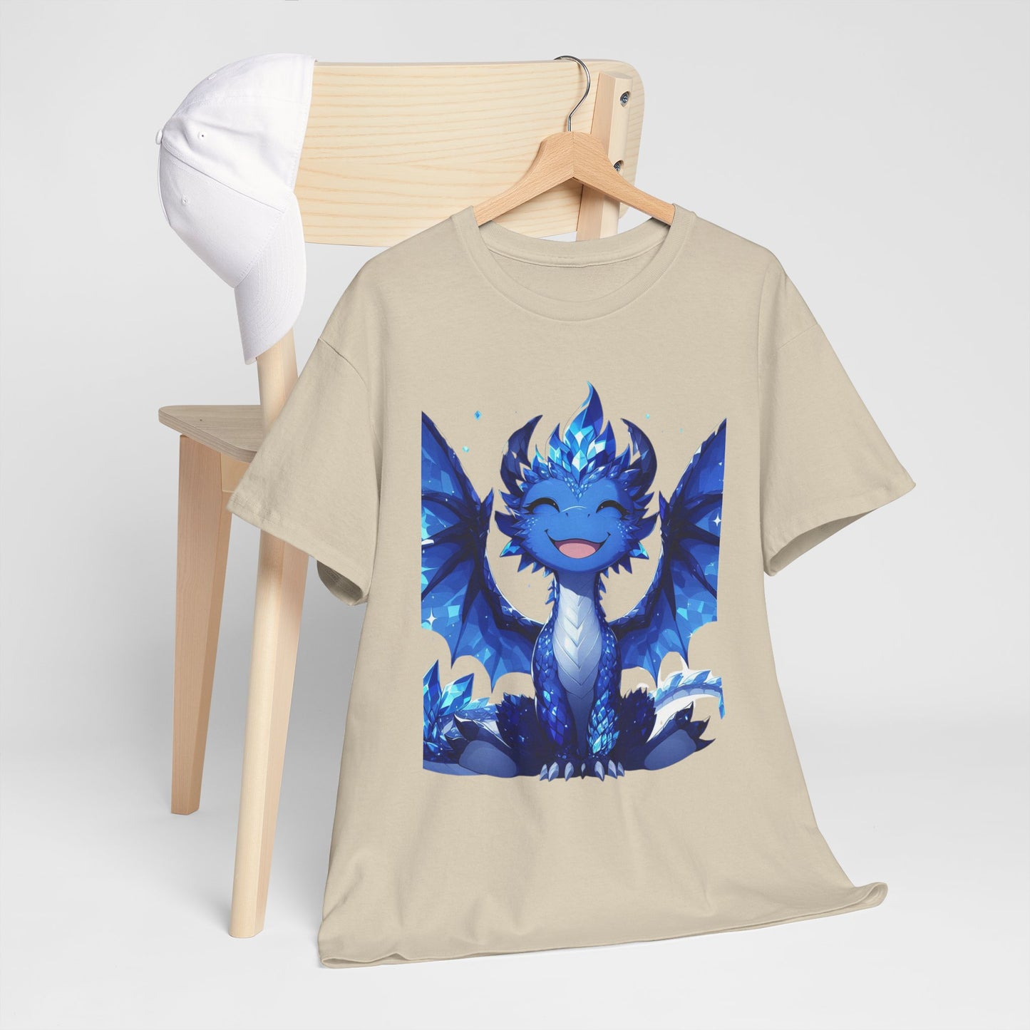 Sapphire Baby Dragon - Ethically Harvested Cotton Tee