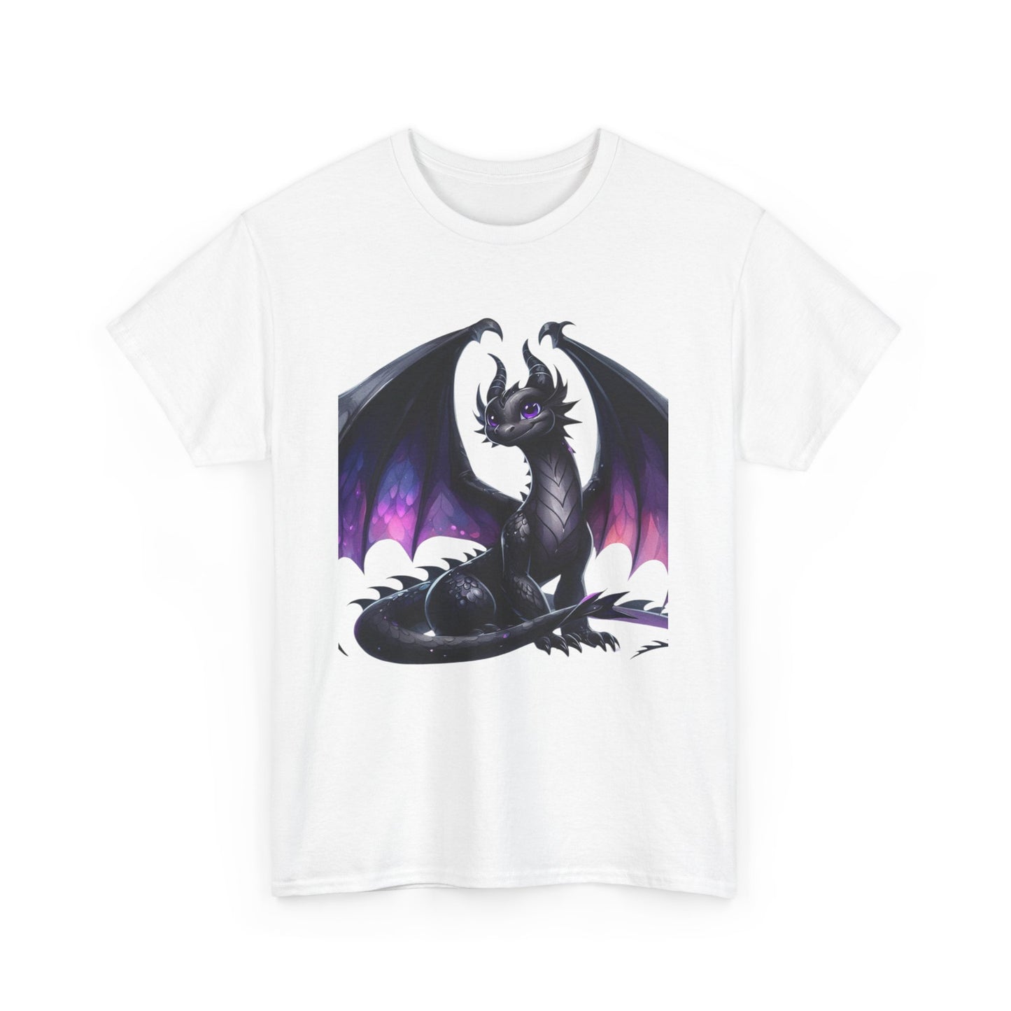 Violet Black Baby Dragon - Ethically Harvested Cotton Tee