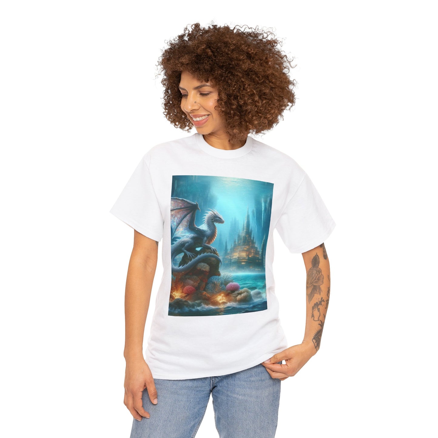 Dragon of Atlantis - Ethically Harvested Cotton Tee