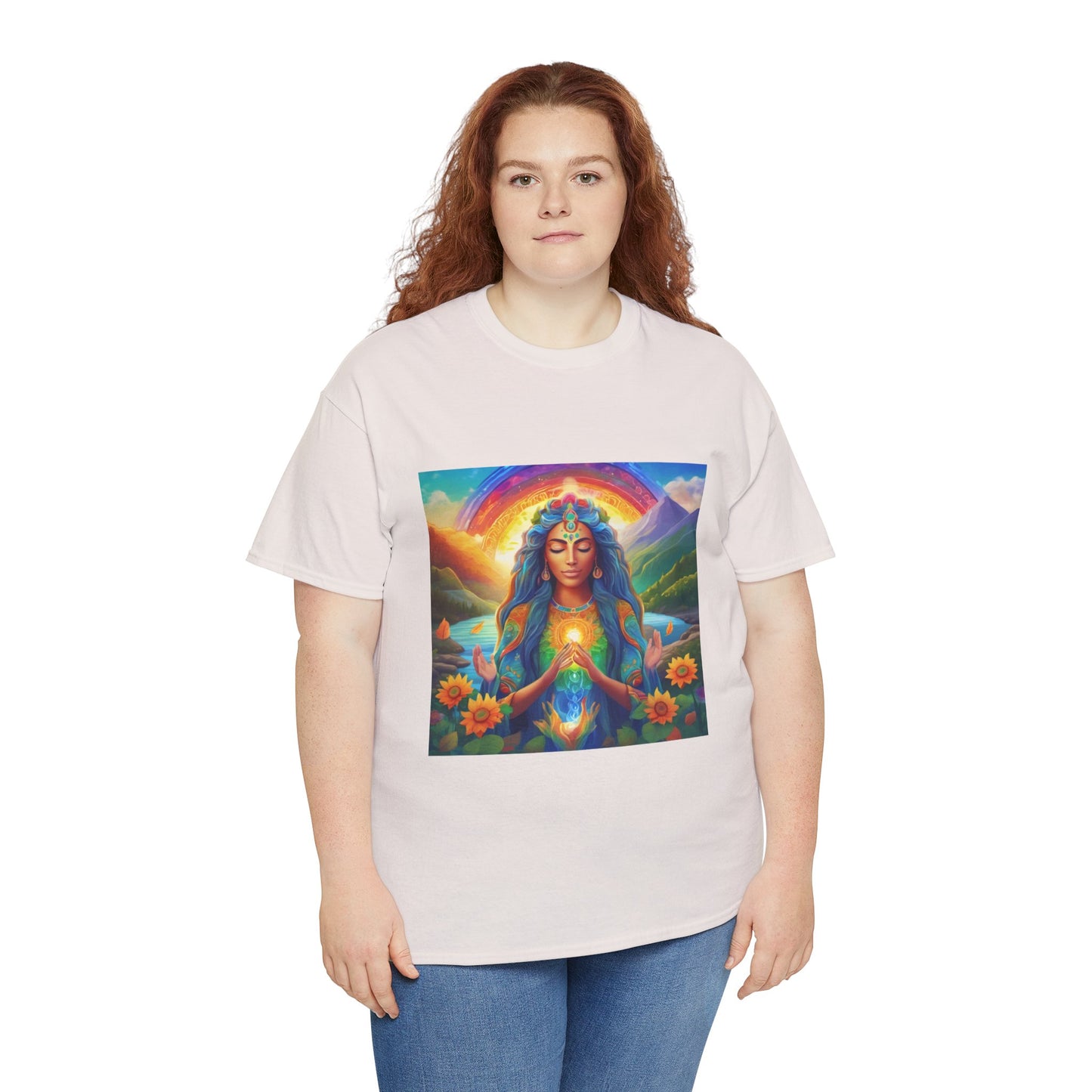 Be Light Goddess - Gratitude Ethically Harvested Cotton Tee