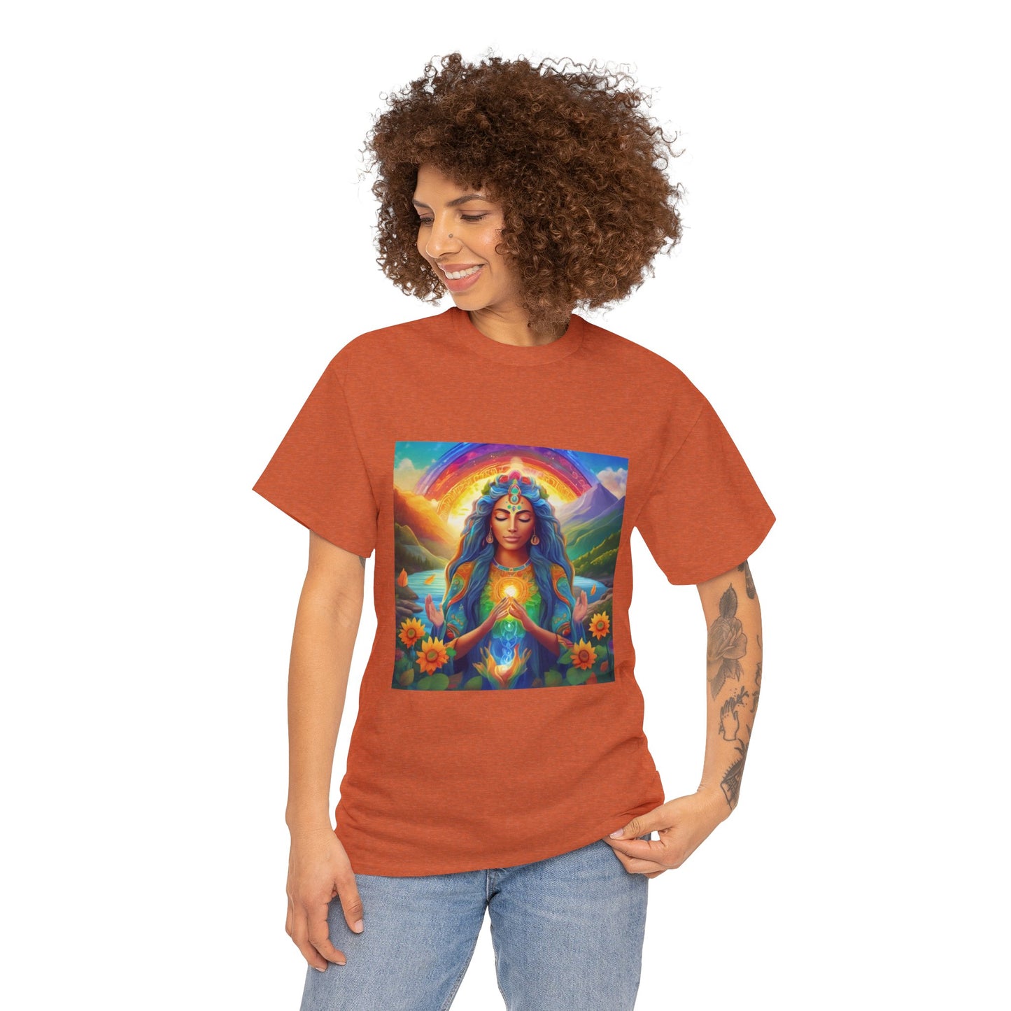 Be Light Goddess - Gratitude Ethically Harvested Cotton Tee