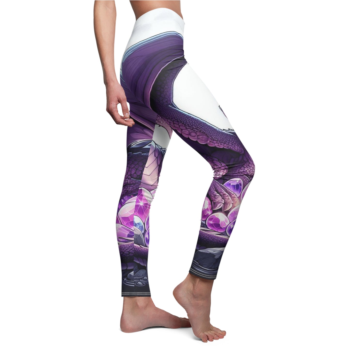 Amethyst Mother Dragon - Leggings (all over print)