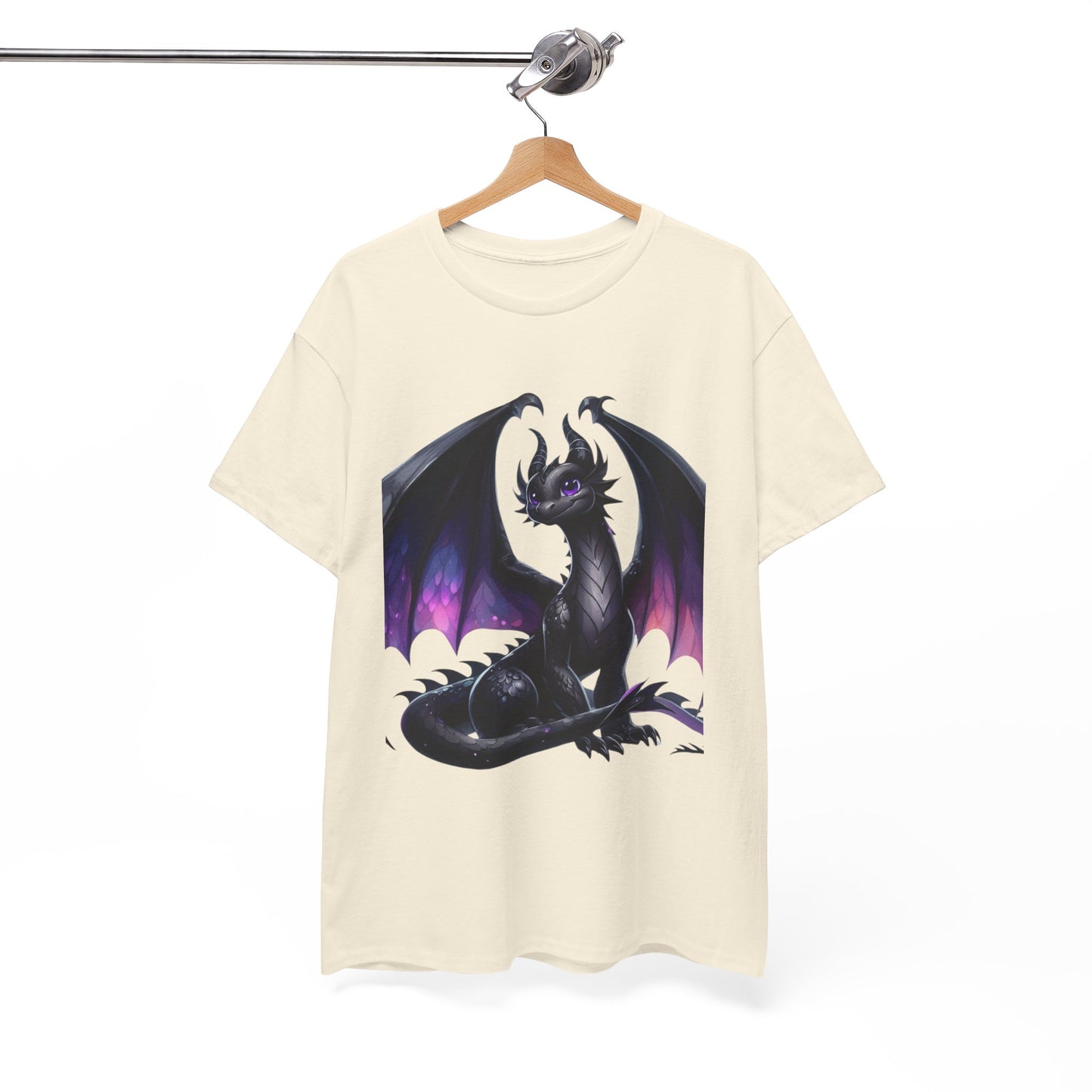 Violet Black Baby Dragon - Ethically Harvested Cotton Tee