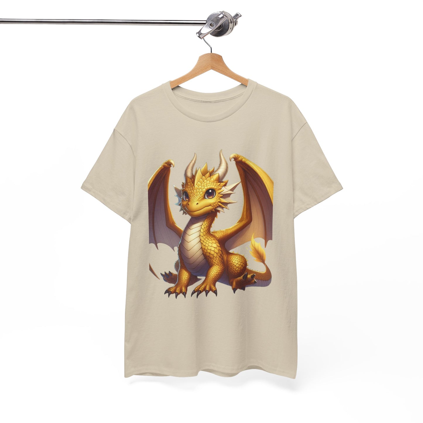 Golden Baby Dragon - Ethically Harvested Cotton Tee