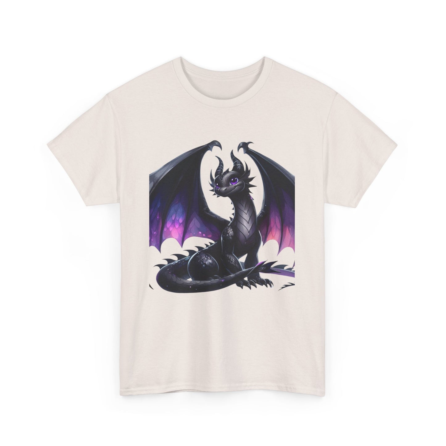 Violet Black Baby Dragon - Ethically Harvested Cotton Tee