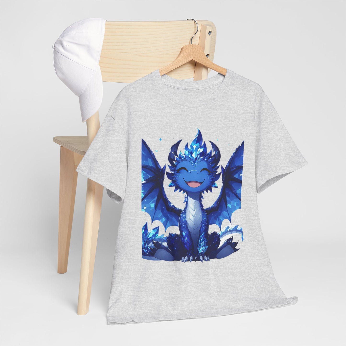 Sapphire Baby Dragon - Ethically Harvested Cotton Tee