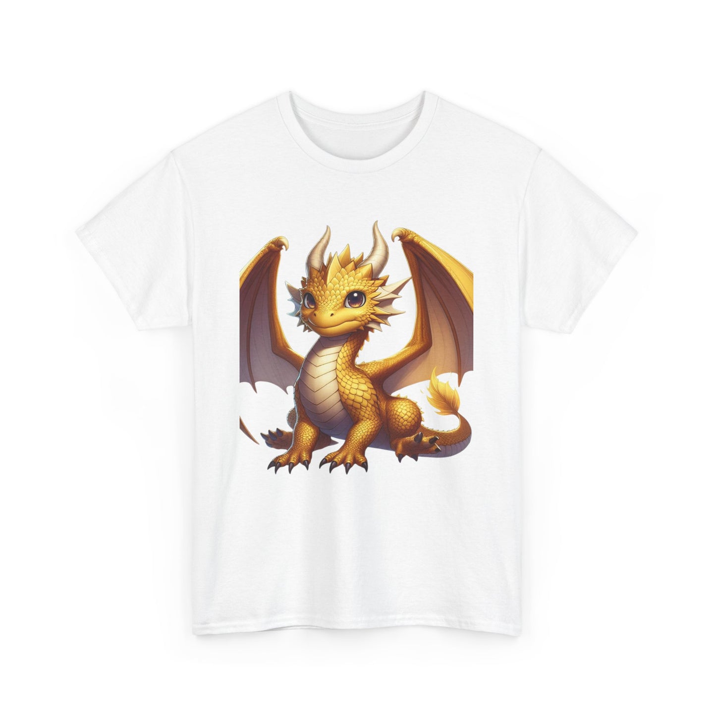 Golden Baby Dragon - Ethically Harvested Cotton Tee