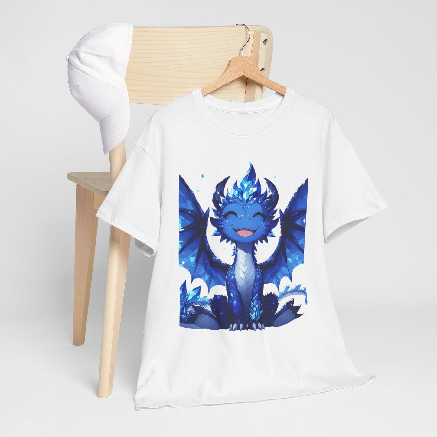 Sapphire Baby Dragon - Ethically Harvested Cotton Tee