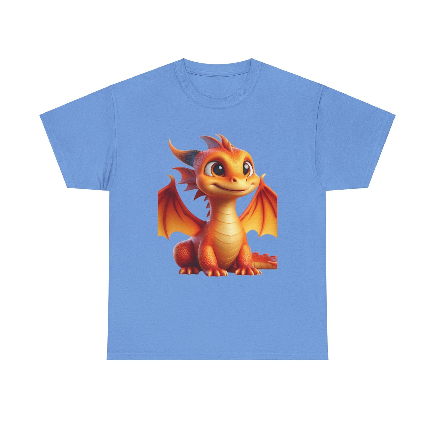 Orange Baby Dragon - Ethically Harvested Cotton Tee