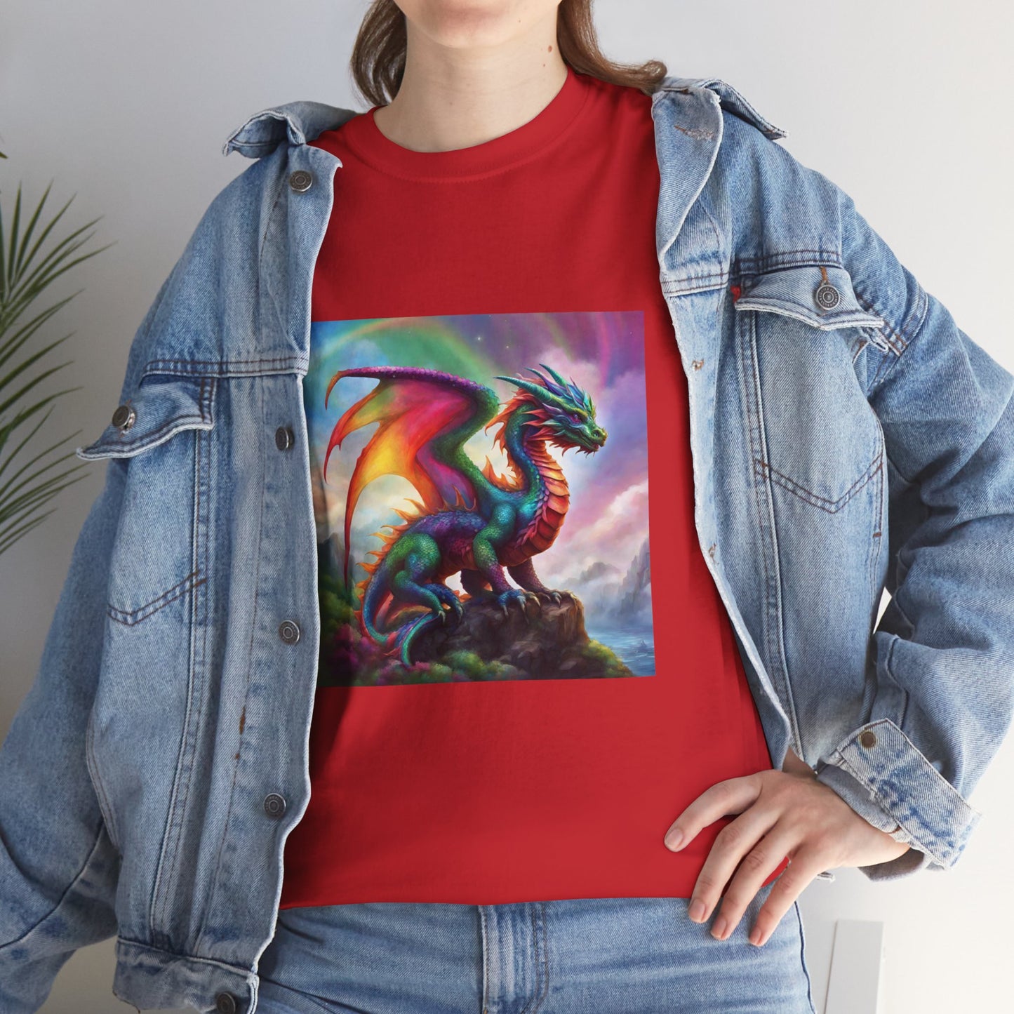 Rainbow Dragon of Lemuria - Ethically Harvested Cotton Tee