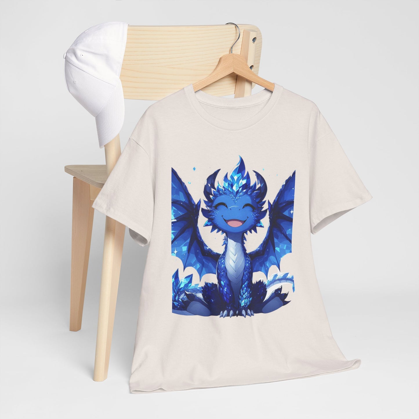 Sapphire Baby Dragon - Ethically Harvested Cotton Tee