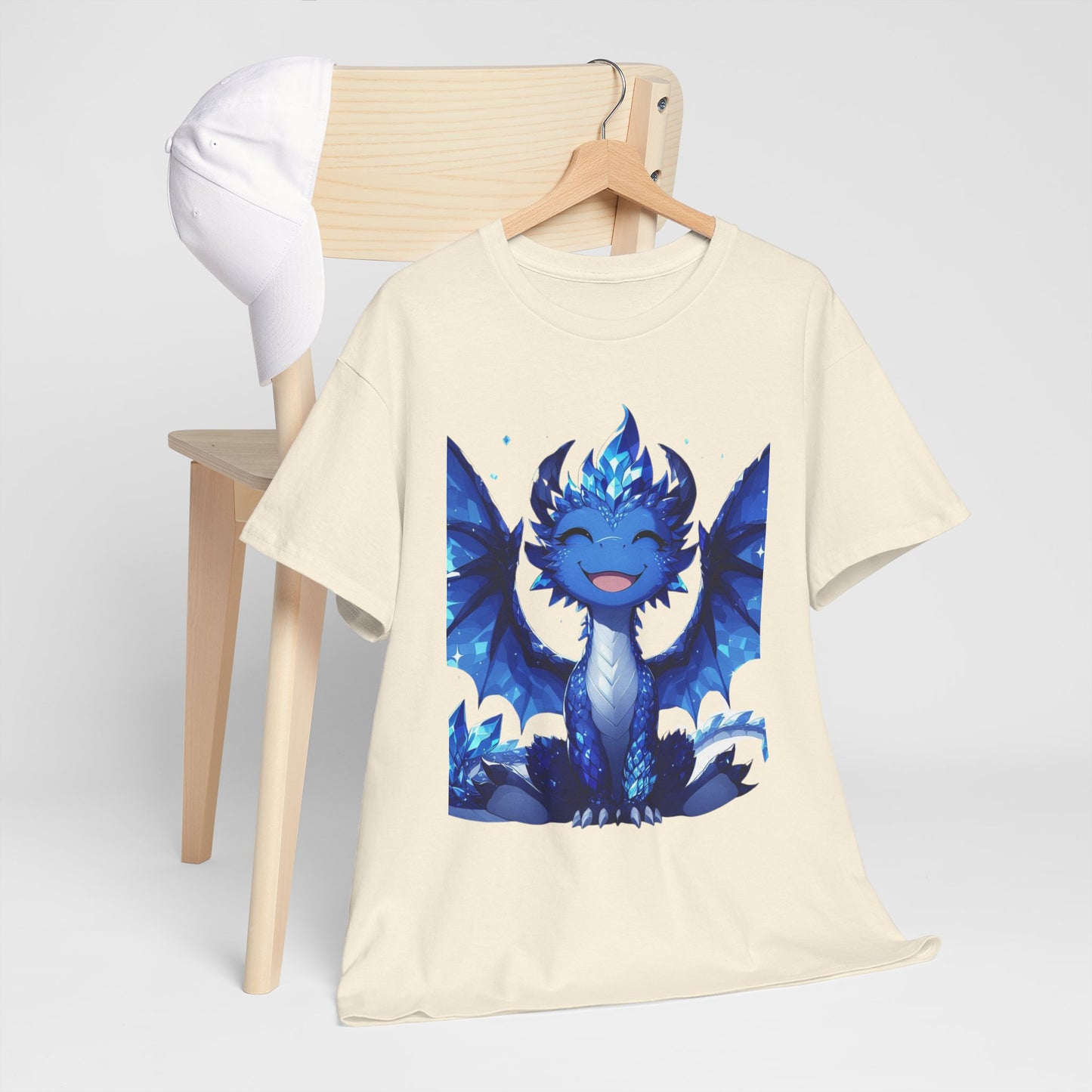 Sapphire Baby Dragon - Ethically Harvested Cotton Tee