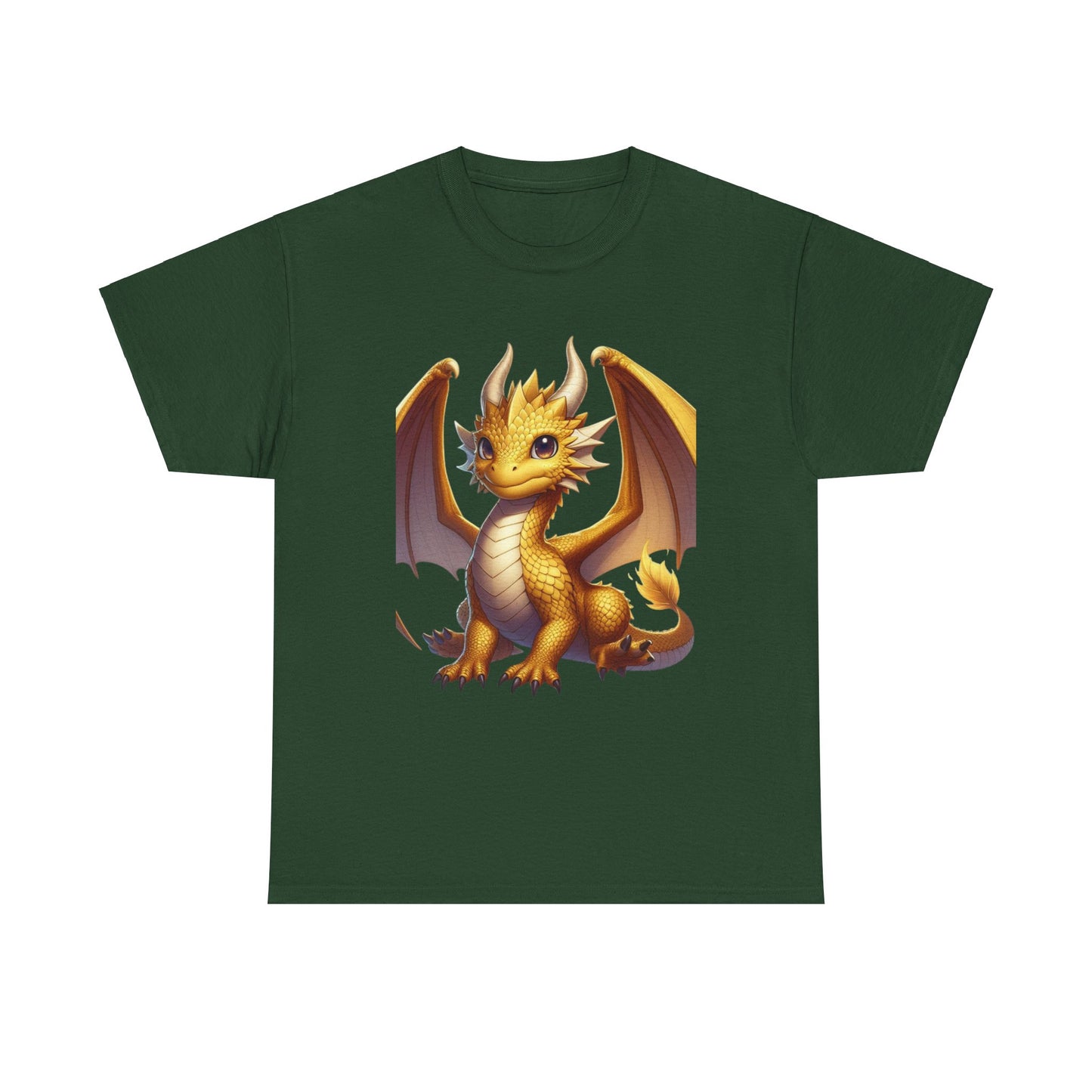 Golden Baby Dragon - Ethically Harvested Cotton Tee