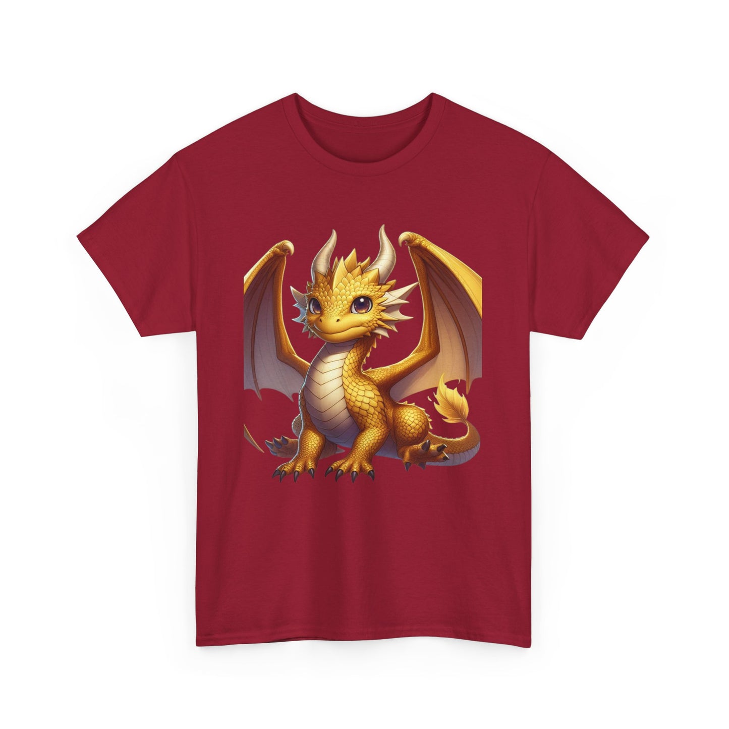 Golden Baby Dragon - Ethically Harvested Cotton Tee