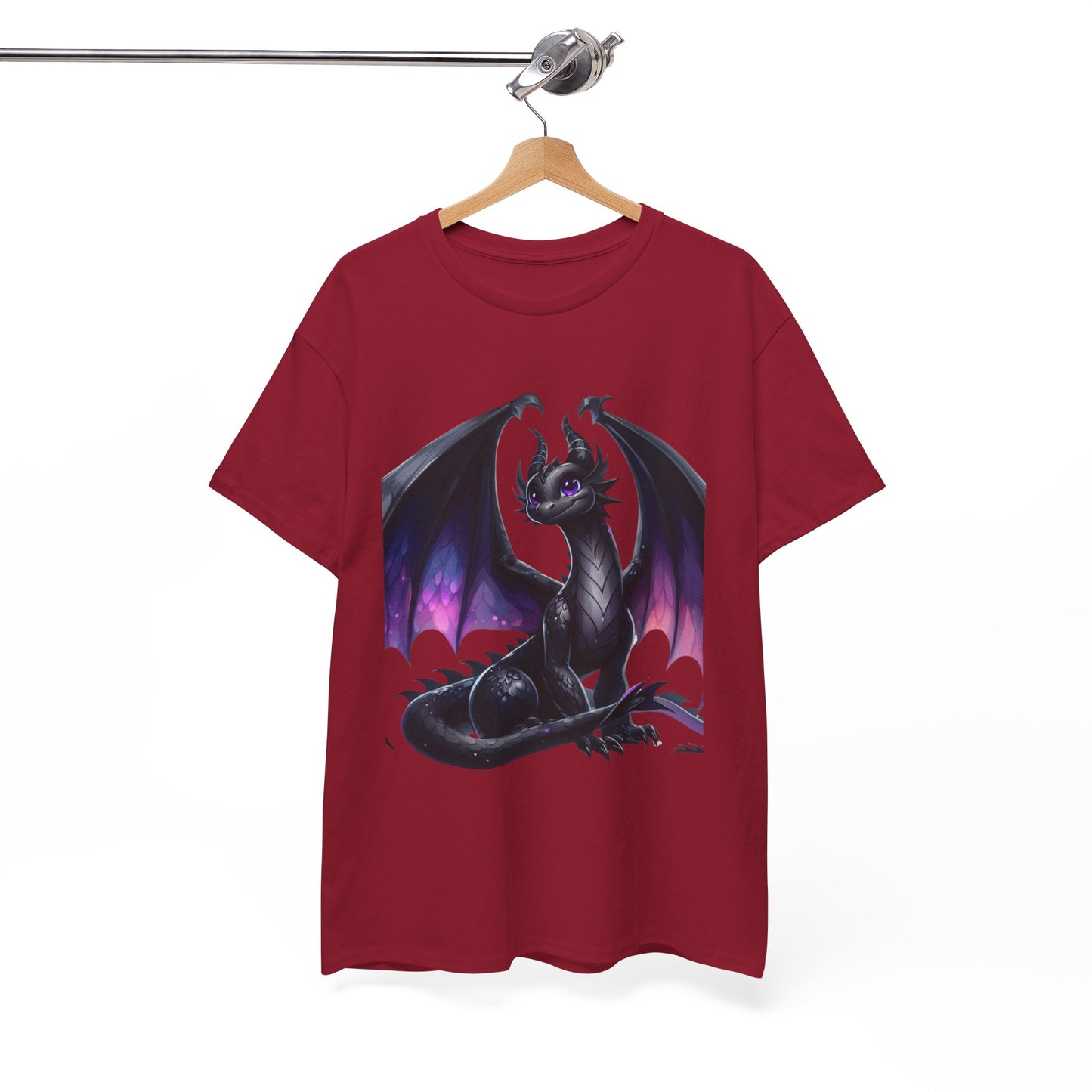 Violet Black Baby Dragon - Ethically Harvested Cotton Tee