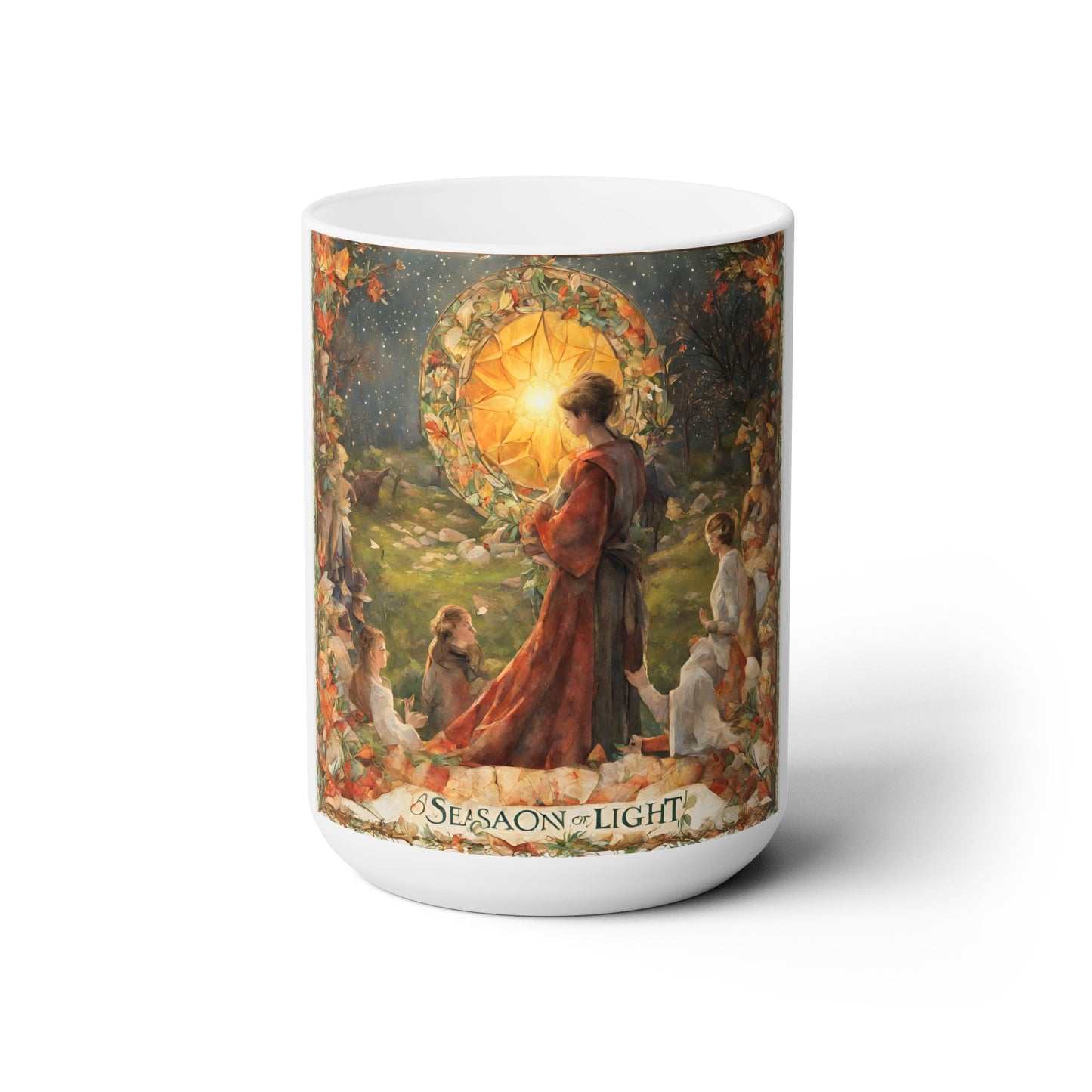 Season of Light #1 Reiki-Infused Ceramic Mug 15oz