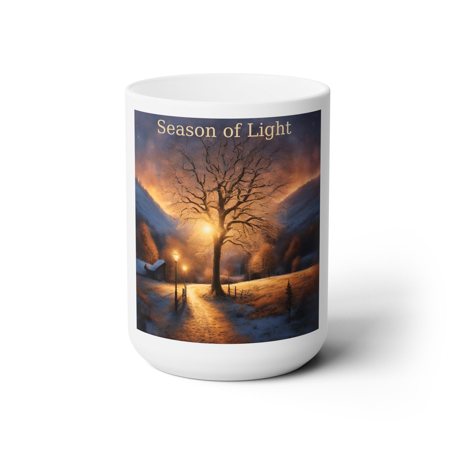 Season of Light #4 Reiki-Infused Ceramic Mug 15oz