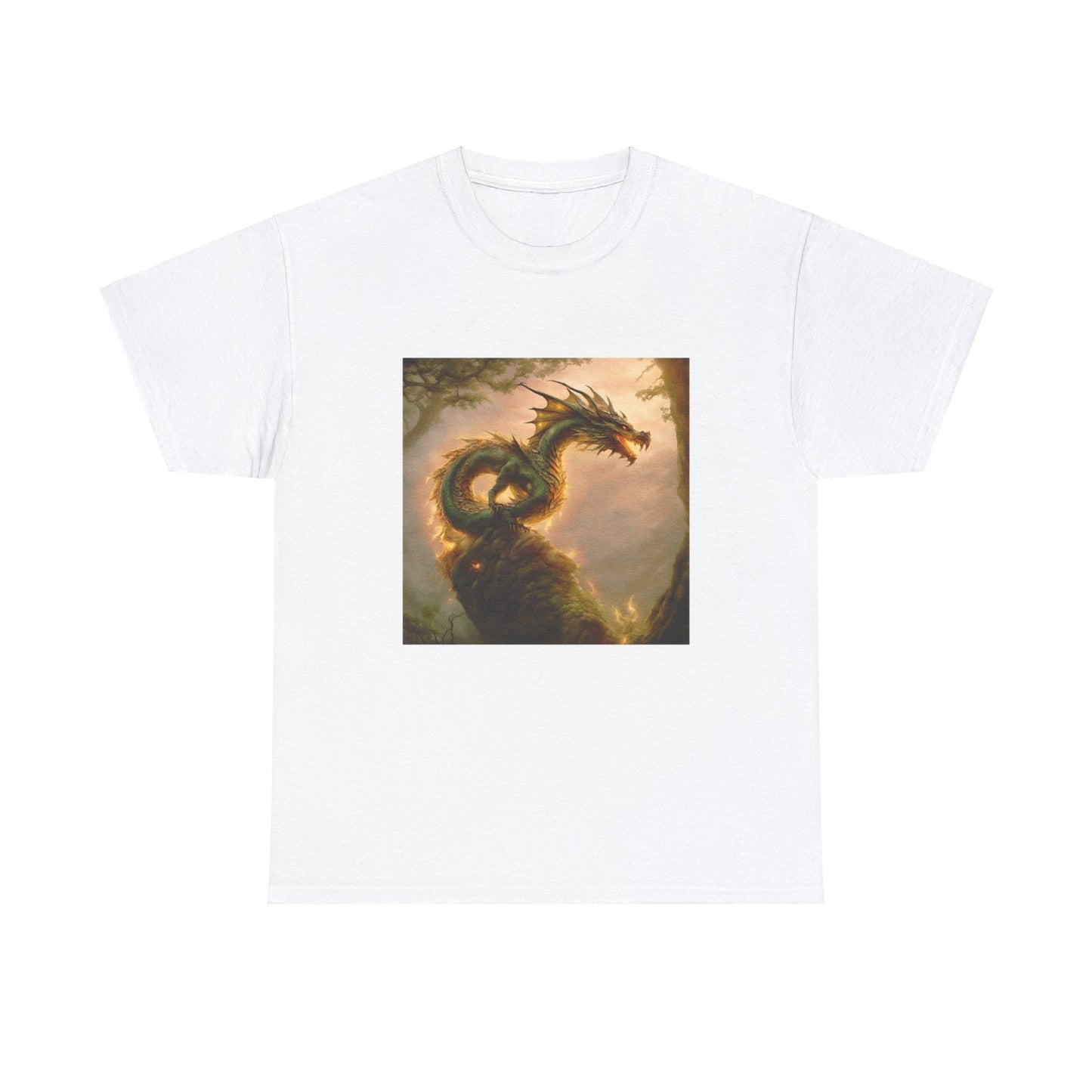 Golden Earth Dragon - Ethically Harvested Cotton Tee