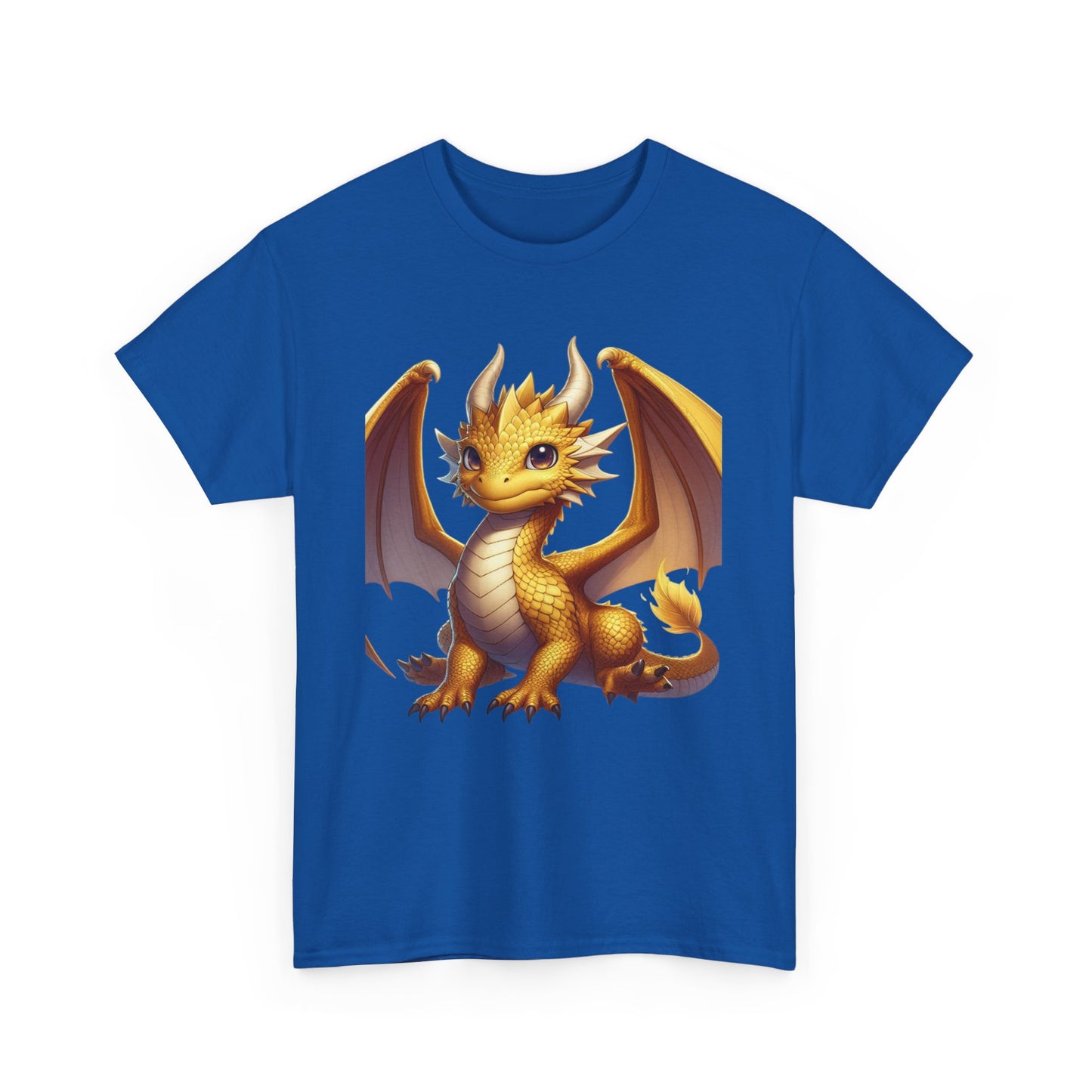 Golden Baby Dragon - Ethically Harvested Cotton Tee