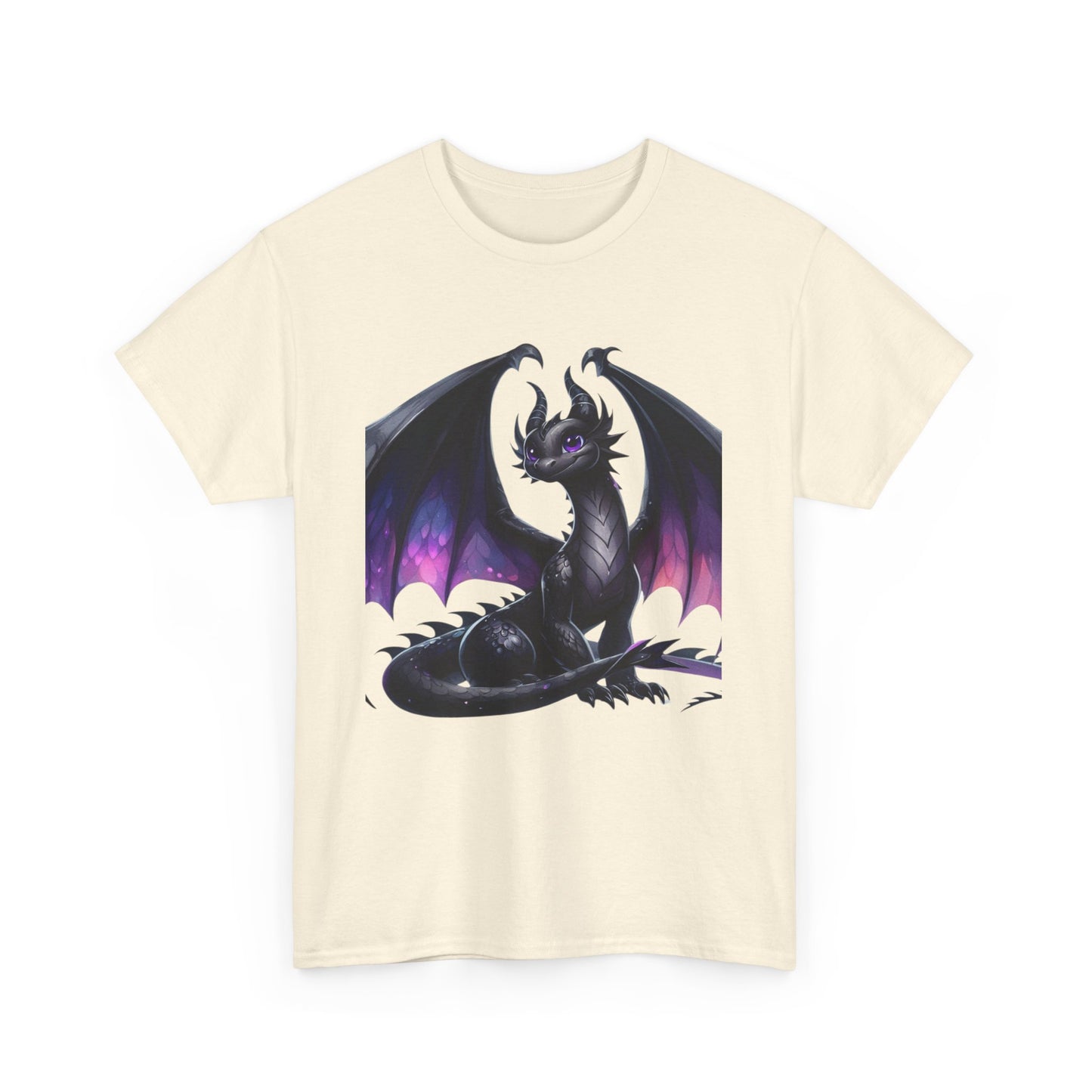 Violet Black Baby Dragon - Ethically Harvested Cotton Tee