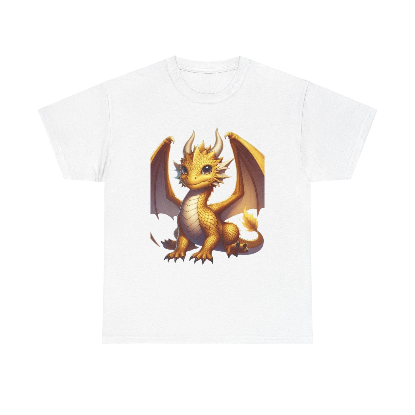 Golden Baby Dragon - Ethically Harvested Cotton Tee