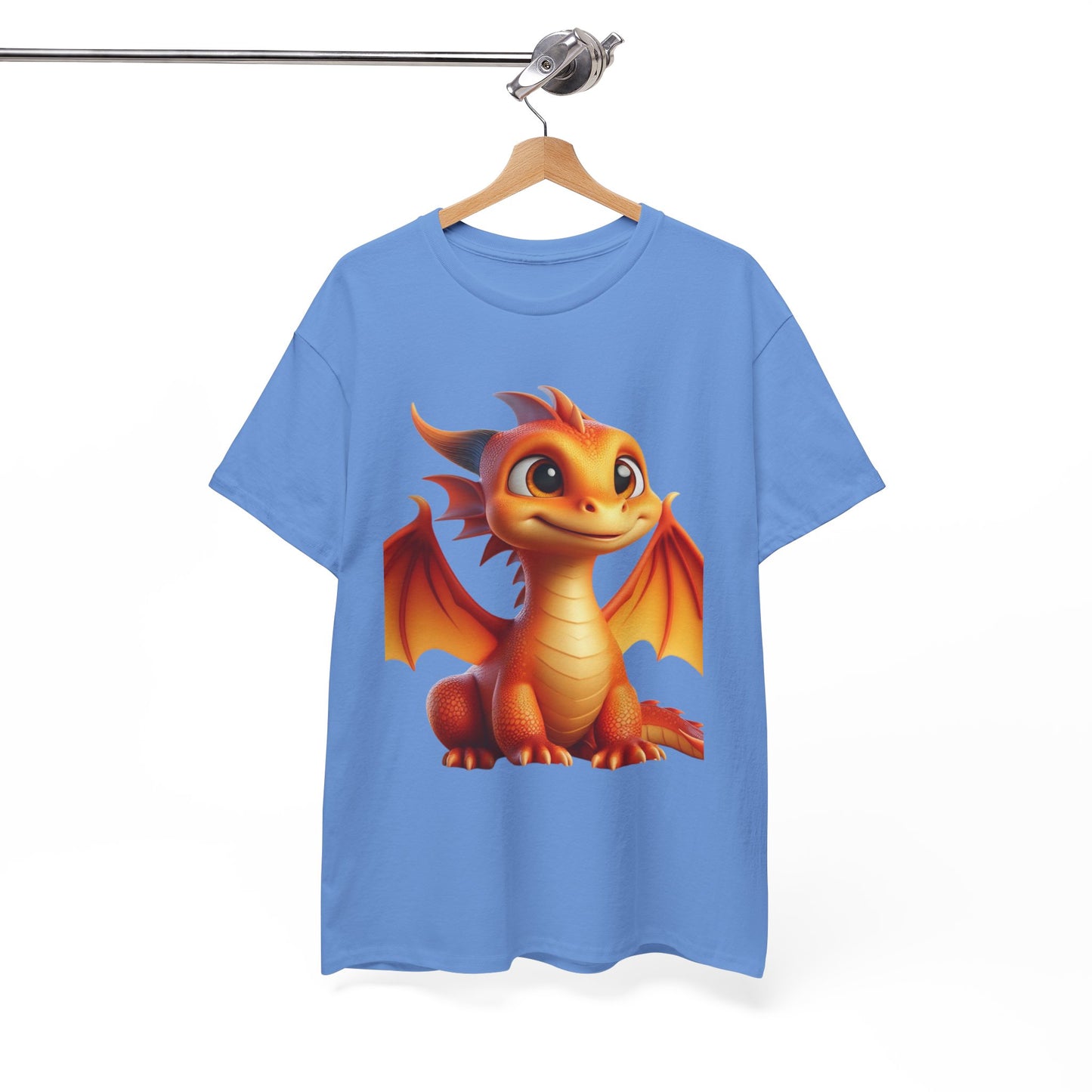 Orange Baby Dragon - Ethically Harvested Cotton Tee