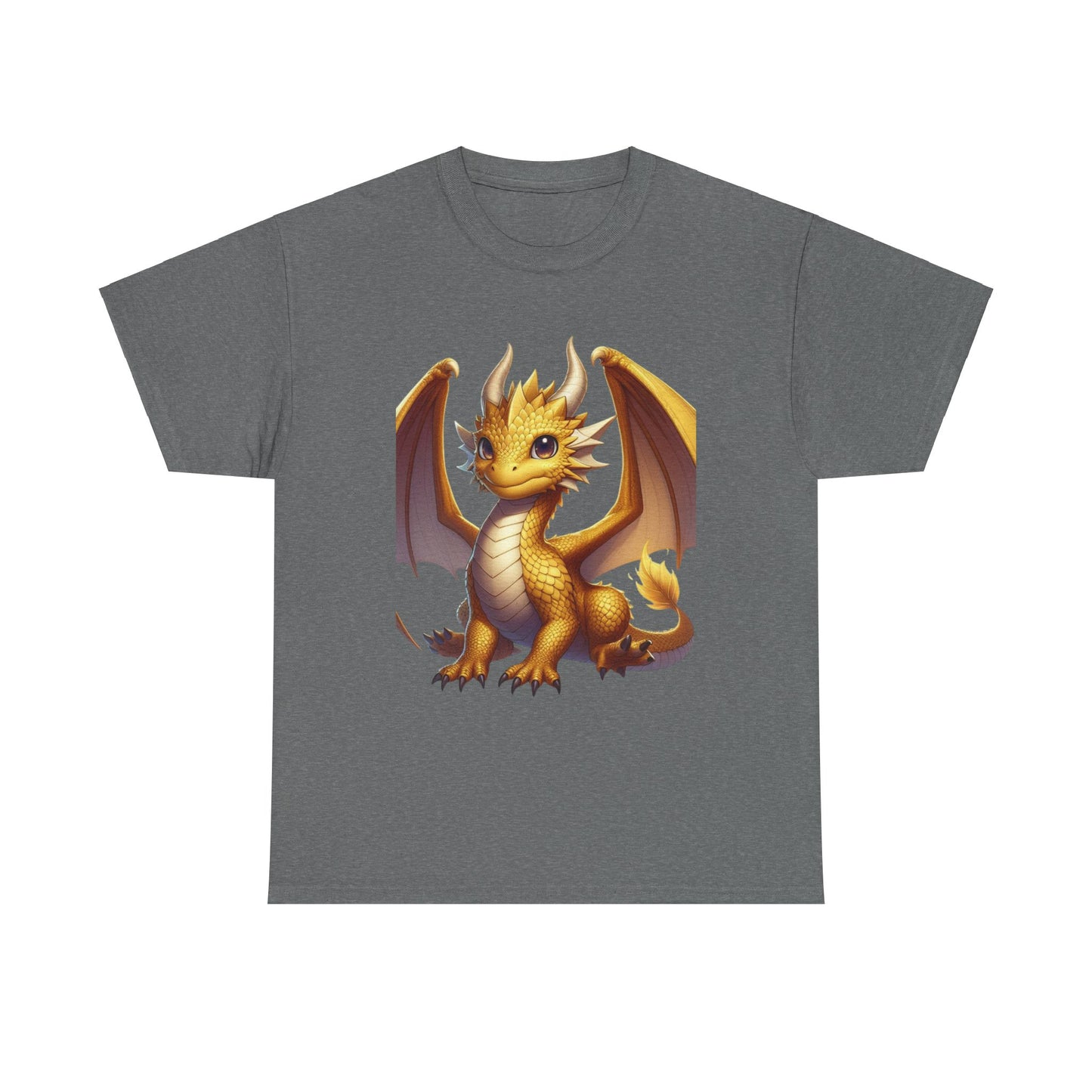 Golden Baby Dragon - Ethically Harvested Cotton Tee