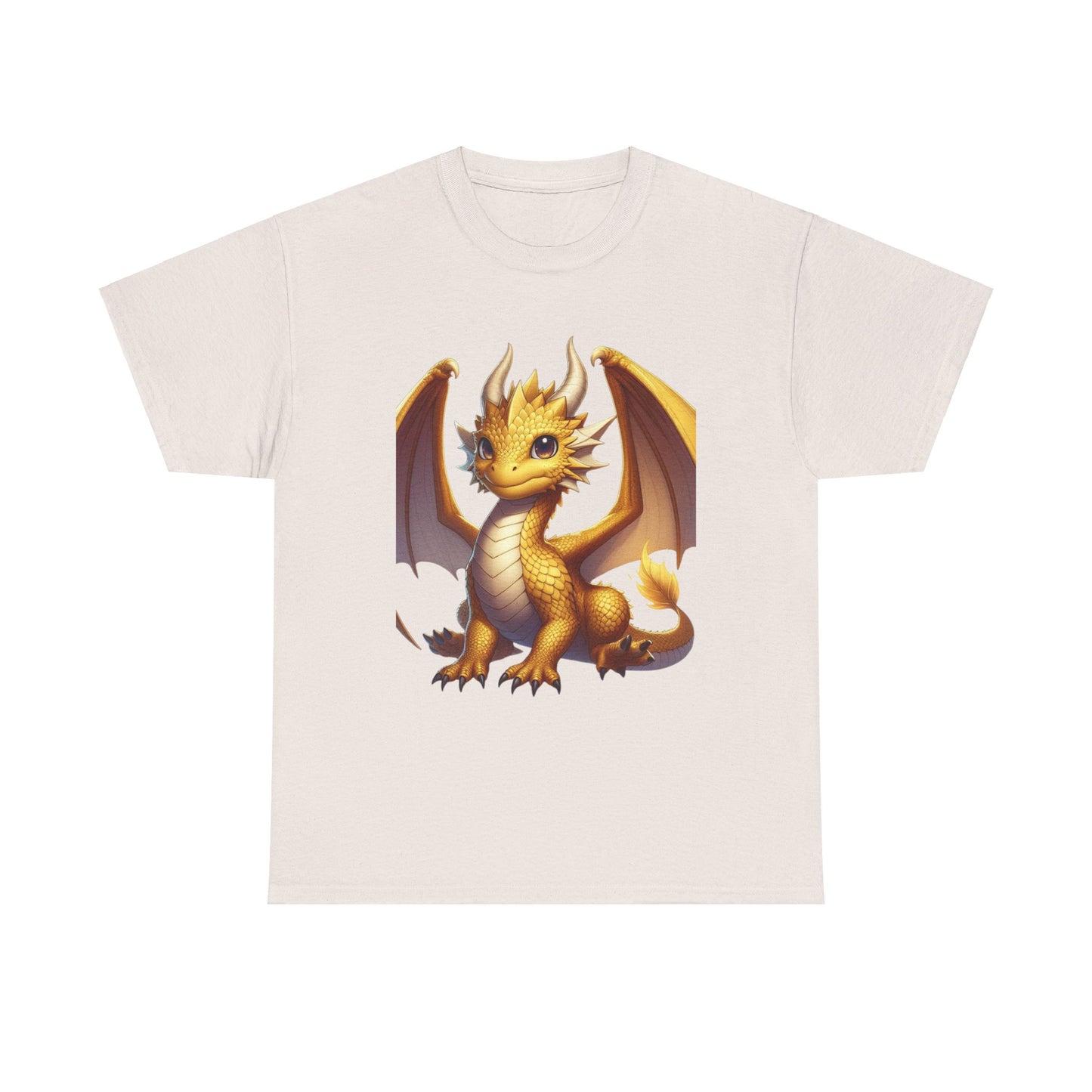 Golden Baby Dragon - Ethically Harvested Cotton Tee